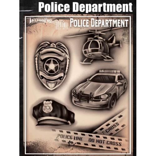 Airbrush Tattoo Pro Police Dept (Police Dept)